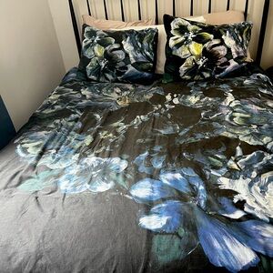 Anthropologie Queen Duvet and Sham set